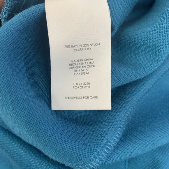 Cabi Sigourney Stretch Teal Pencil Pockets Career Workwear Skirt‎ 4 - Picture 5 of 7